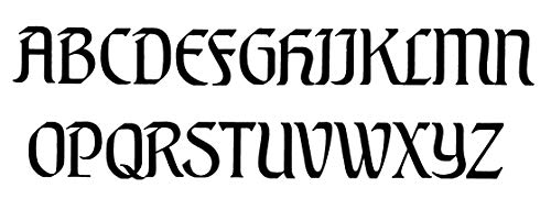 Gothic and Old English Alphabets: 100 Complete Fonts (Lettering, Calligraphy, Typography)