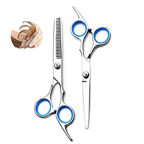 GOYAN Exclusivo Peluqueria Profesional, Tijeras De Peluquería para Entresacar El Cabello,para Peluquería, Salón, Hogar, Tijeras para Hombres Y Mujeres