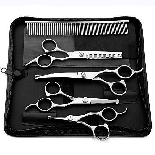GOYAN Peluquería Tijeras para Mascotas,afiladas Profesionales, Tijera De Peluquería Duradera De Acero Inoxidable para Familias, Mascotas, Peluquería