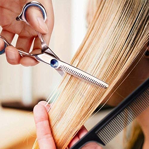 GOYAN Tijeras De Peluquería, para Entresacar El Cabello,barbero Y Peine De Maquinilla De Afeitar, Clips,Set De Corte De Pelo Profesional Mejorado