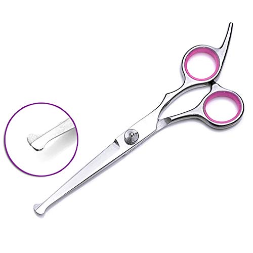 GOYAN Tijeras De Peluquería Profesional para Mascotas Tijeras De Corte De Pelo De Acero Inoxidable con Puntas Redondas De Seguridad Protegen Las Tijeras