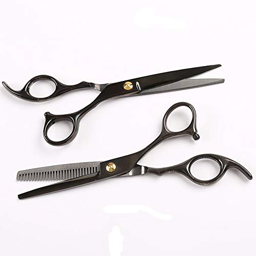 GOYAN Tijeras Peluqueria Profesional Mujer/Hombres,Tijera para Peluqueria Ligero Y Agudo,Tijeras Entresacar Acero Inoxidable para Entresacar El Cabello,para Salon/Hogar,