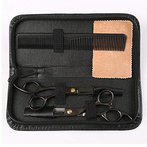 GOYAN Tijeras Peluqueria Profesional Mujer/Hombres,Tijera para Peluqueria Ligero Y Agudo,Tijeras Entresacar Acero Inoxidable para Entresacar El Cabello,para Salon/Hogar,