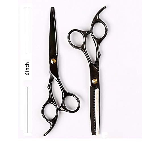 GOYAN Tijeras Peluqueria Profesional Mujer/Hombres,Tijera para Peluqueria Ligero Y Agudo,Tijeras Entresacar Acero Inoxidable para Entresacar El Cabello,para Salon/Hogar,