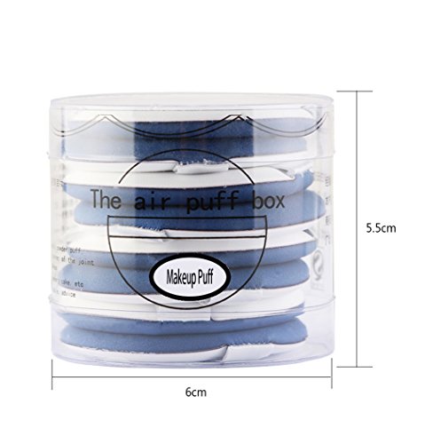 Gracelaza set de 8 aire esponjas para aplicar maquillaje - Ideal maquillaje fundación puff para corrector, polvo, crema y colorete - Hipoalergénicas e inodoras #3