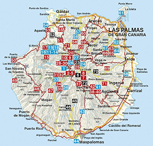 Gran Canaria. Las mejores rutas por la costa y la montaña. 72 excursiones. 2ª edición, 2015. Castellano. Rother.