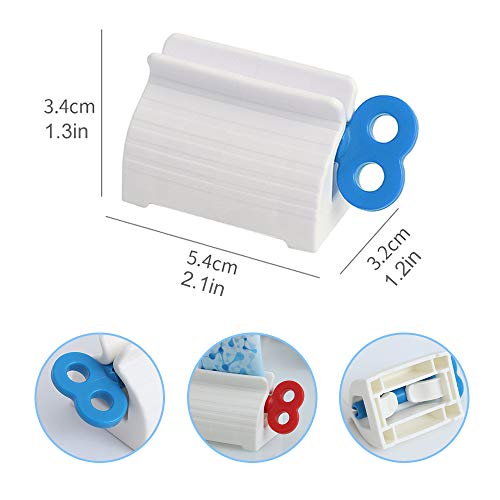 Gresunny 4pcs exprimidor de tubos apretadores de tubos metálico exprimidors de pasta de dientes rodante dispensador de pasta de dental manual para cosméticos cabello tinte crema manos peluquería