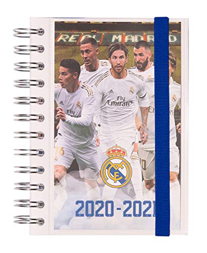 Grupo Erik ADPS2013 - Agenda escolar 2020/2021 día página S Real Madrid, 11 meses (11,4x16 cm)