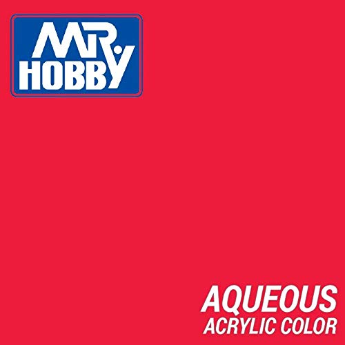 GSI Creos Aqueous Mr Hobby Color Acrylic H23 Shine Red Model Kit Paint 10ml