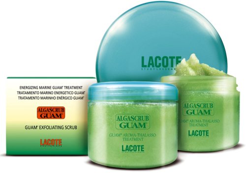 Guam Algascrub - Exfoliante corporal de algas (700 g, bote con algas marinas de sal, extractos de plantas y aceites valiosos para una piel sana, hermosa y tersa.