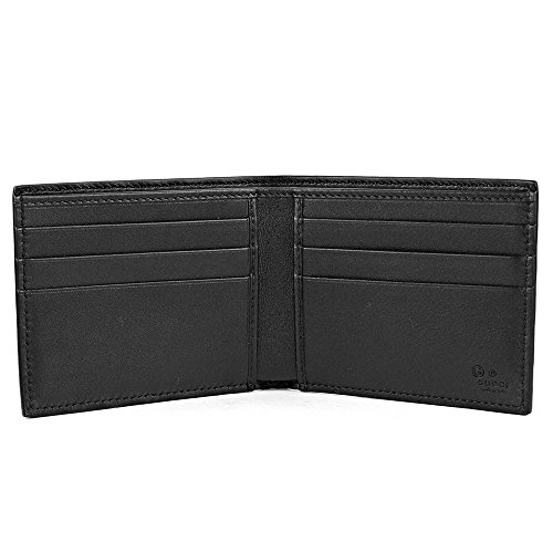 GUCCI Microguccissima Cartera de piel, color negro 260987