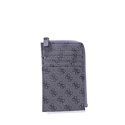 Guess SM2568POL49 - Tarjetero para hombre gris Talla única