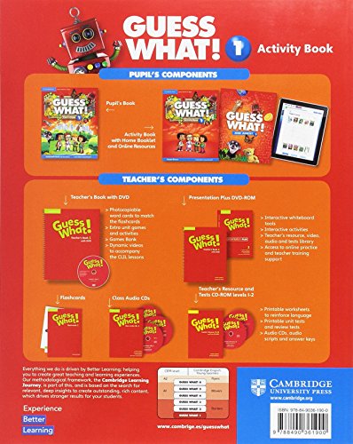 Guess What Special Edition for Spain Level 1 Activity Book with Guess What You can Do at Home & Online Interactive Activities - Pack de 3 libros - 9788490360422