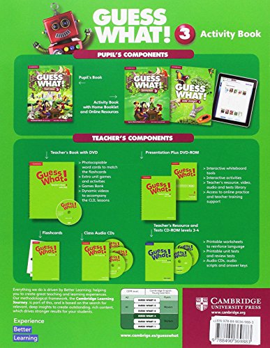 Guess What Special Edition for Spain Level 3 Activity Book with Guess What You Can Do at Home and Online Interactive Activities, Pack de 2 Libros