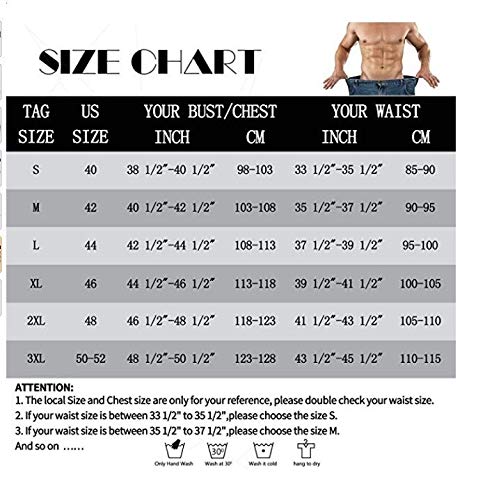 Gungungun Hombres Sauna Entrenamiento Neopreno Tank Top Chaquetas De Entrenamiento para Bajar De Peso Body Shaper Ropa Sudor Sauna Traje Ejercicio Fitness (Size : S)