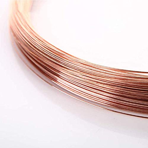 GYLL Imán de Alambre de Cobre Bobina de Alambre Bobinado de imán esmaltado en Rojo ampliamente Utilizado para transformadores Inductores,Dia 1.2mm