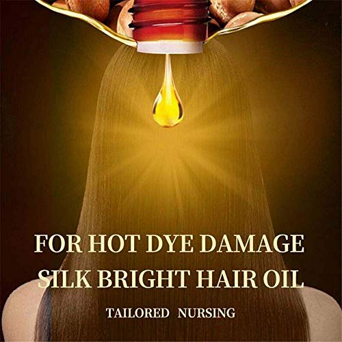 hair serum for dry hair kerastase，Natural Herbal essence Anti Hair Loss Hair Serum，Hair Repair Treatment for Dry Damaged Hair, Fragile Split Fork Care (2 PCS)