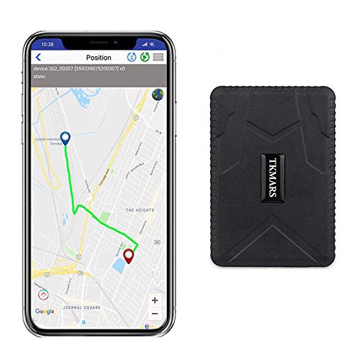 Hangang Rastreador GPS Magnético 120 días GPS Tracker en Espera, Localizador GPS a Prueba de Agua Dispositivo de Seguimiento en Tiempo Real Vehículo Automóvil con Camión para Auto GPS