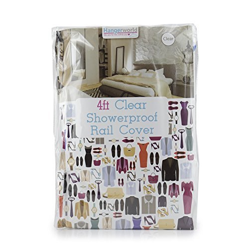 Hangerworld - Funda protectora perchero Burro Portátil 120cm, Transparente