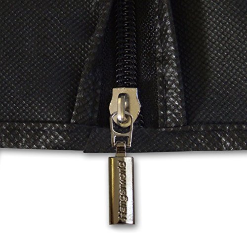 Hangerworld Funda transpirable protectora de gran calidad para perchero móvil, 122 cm, color negro