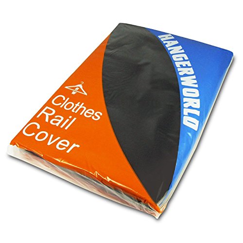 Hangerworld Funda transpirable protectora de gran calidad para perchero móvil, 122 cm, color negro
