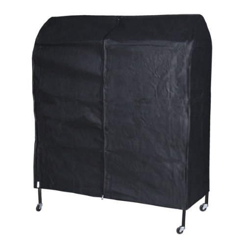 Hangerworld Funda transpirable protectora de gran calidad para perchero móvil, 122 cm, color negro