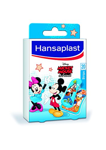 Hansaplast Kids Mickey & Friends Apósitos - 2 Paquetes x 20 Apósitos - Total: 40 Apósitos