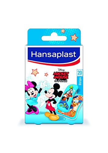 Hansaplast Kids Mickey & Friends Apósitos - 2 Paquetes x 20 Apósitos - Total: 40 Apósitos