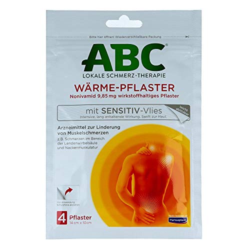 HANSAPLAST med ABC Calor Parche sensible, 4 St