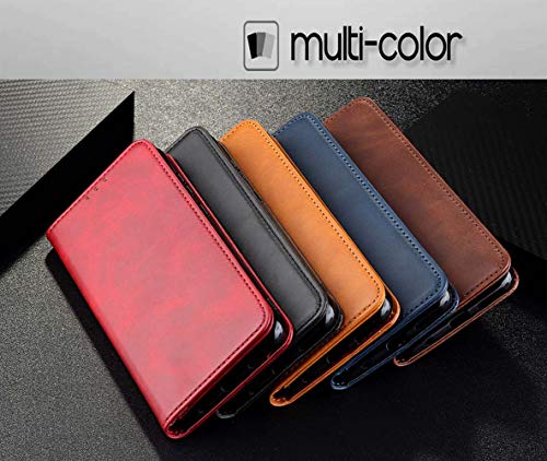 HAOTIAN Funda para UMIDIGI S5 Pro Case Billetera, Suave PU Cuero Flip Carcasa, con Soporte/Tapa Tarjetas/Atracción Magnética, UMIDIGI S5 Pro Flip Estuche, Azul