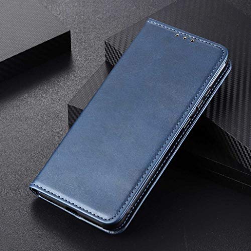 HAOTIAN Funda para UMIDIGI S5 Pro Case Billetera, Suave PU Cuero Flip Carcasa, con Soporte/Tapa Tarjetas/Atracción Magnética, UMIDIGI S5 Pro Flip Estuche, Azul