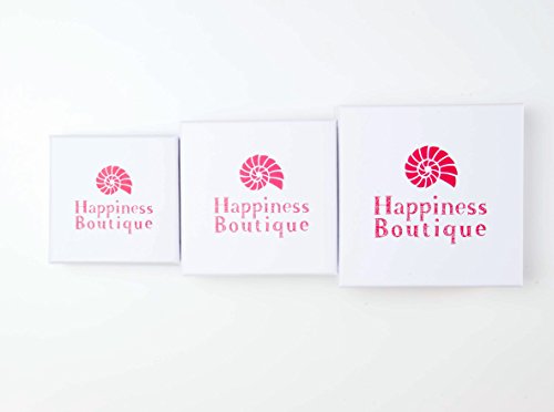 Happiness Boutique Damas Pendientes Árbol de la Vida de Plata de Ley | Pendientes de Botón Redondos con Diamantes de Imitación