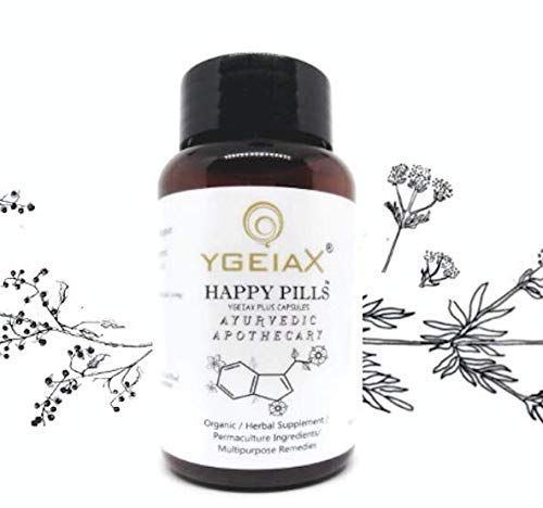 Happy pills' Natural remedy for Sleep, Anxiety, Mood support, Anger management by Ygeiax' Ayurveda