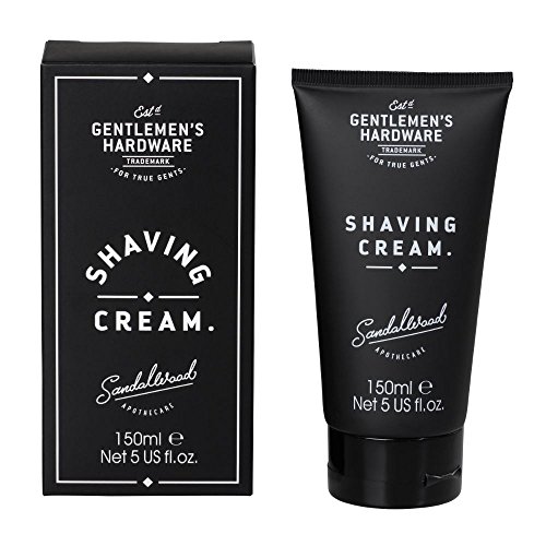 Hardware de caballeros hombres de la crema de afeitar, color negro (150 ml)
