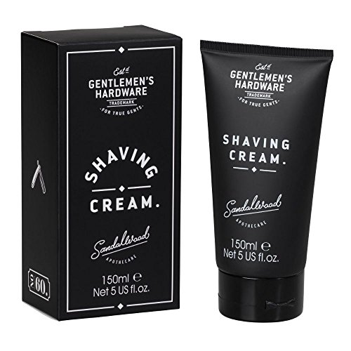 Hardware de caballeros hombres de la crema de afeitar, color negro (150 ml)