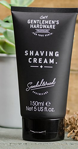 Hardware de caballeros hombres de la crema de afeitar, color negro (150 ml)