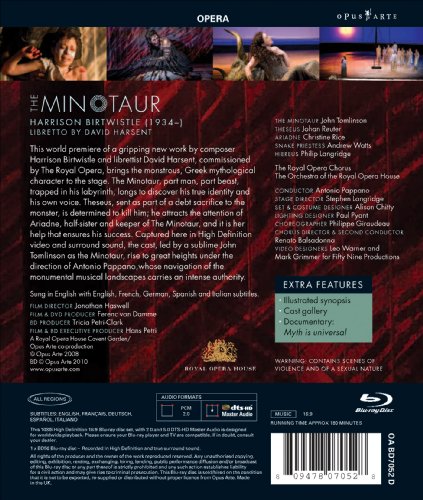 Harrison Birtwistle - The Minotaur [Blu-ray] [Reino Unido]