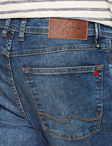 Hattric Herren Jeans Hunter-688525 Vaqueros Straight, Azul (Medio Azul 42), 44W x 32L para Hombre