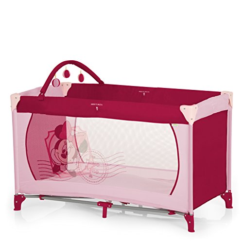 Hauck Dream'n Play - Cuna de viaje, 60 x 120 cm, V-Minnie Pink II