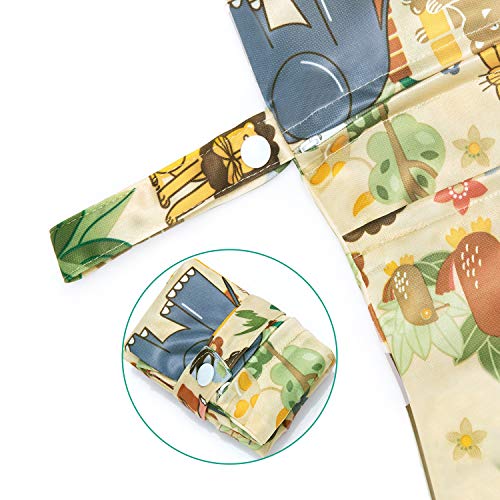 HBselect 2 PCS Bolsa Pañales Impermeable Organizador Pañales Bebe Bolsas Pañales Sucios Bolso Para Carro Bebe Guarda Pañales Bolso Bolsa Para Organizar Pañales Toallas