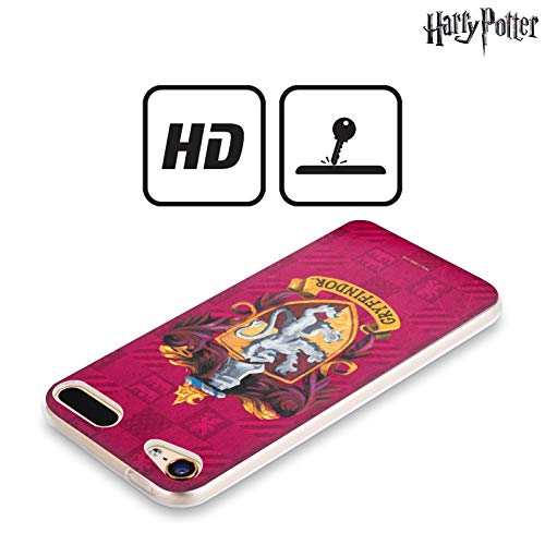 Head Case Designs Oficial Harry Potter Gryffindor Crest Prisoner of Azkaban I Carcasa de Gel de Silicona Compatible con Apple Touch 6th Gen/Touch 7th Gen