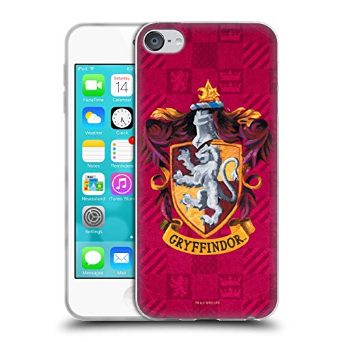 Head Case Designs Oficial Harry Potter Gryffindor Crest Prisoner of Azkaban I Carcasa de Gel de Silicona Compatible con Apple Touch 6th Gen/Touch 7th Gen