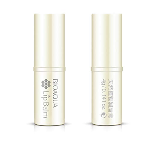 Healifty Bálsamo de labios hidratante natural, 4 g, para mujer, cuidado suave
