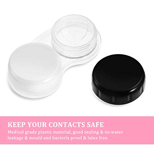 Healifty Caja de Lentes de Contacto - 12PCS Kit de Viaje - Pinzette e applicatore inclusi - Estuche para lentes de contacto - Caja Para Lentillas - Estuche Lentillas