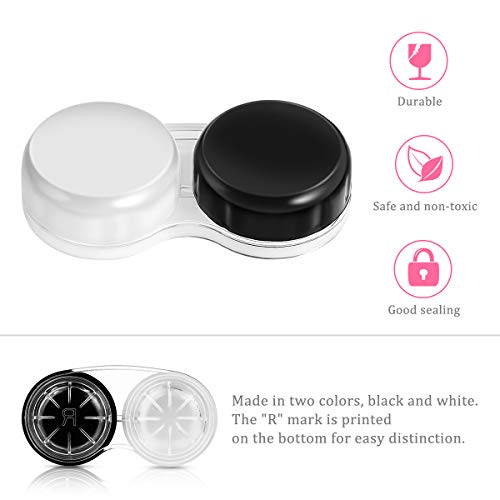 Healifty Caja de Lentes de Contacto - 12PCS Kit de Viaje - Pinzette e applicatore inclusi - Estuche para lentes de contacto - Caja Para Lentillas - Estuche Lentillas