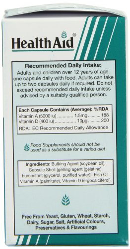 HealthAid Vitamin A 5000iu - 100 Capsules
