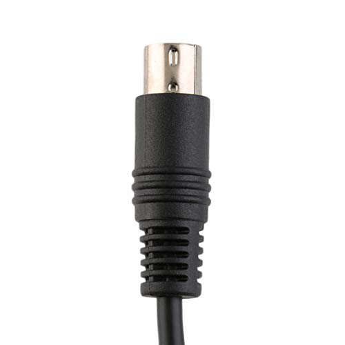 Heaviesk Mini Cable de señal DIN Negro de 9 Pines a Mini Pin de 9 Pines para Genesis 2 Scart Cable Promoción Caliente