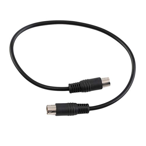 Heaviesk Mini Cable de señal DIN Negro de 9 Pines a Mini Pin de 9 Pines para Genesis 2 Scart Cable Promoción Caliente