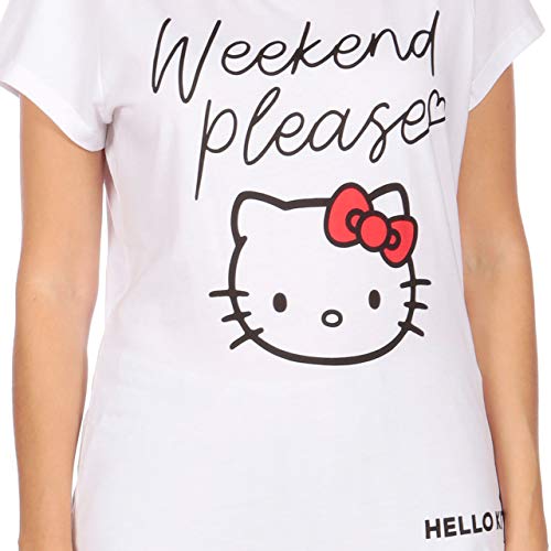 Hello Kitty Pijama para Mujer Gris Size Medium