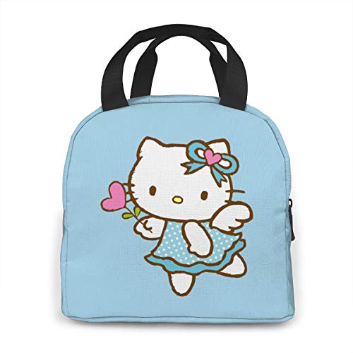 Hello Kitty Running Fashion - Bolsa de almuerzo con aislamiento, unisex, diseño de Oxford